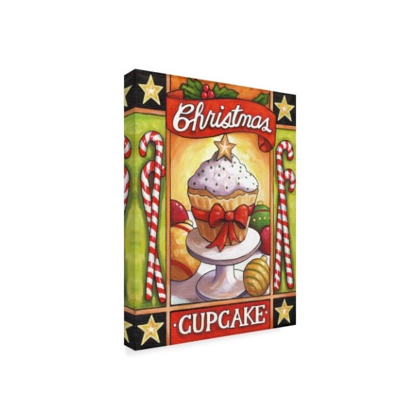 Cathy Horvath-Buchanan 'Christmas Cupcake' Canvas Art,35x47